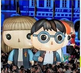 Personajele fantastice din celebra serie „Harry Potter” aduse din Spania, în weekend pe Calea Victoriei