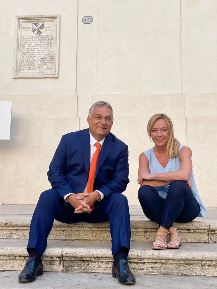 viktor orban giorgia meloni