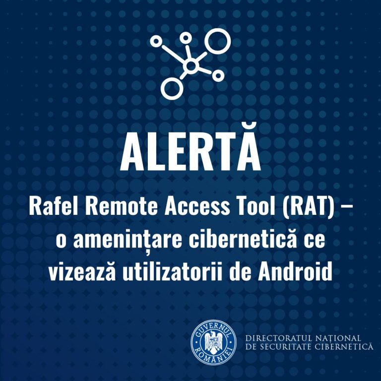 DNSC avertizează asupra unei ameninţări cibernetice ce vizează utilizatorii de Android