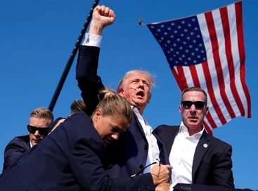 Former President Donald Trump shot during rally