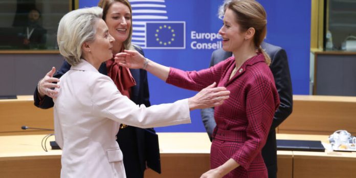 Usrula von der Leyen, Roberta Metsola, Kaja Kallas
