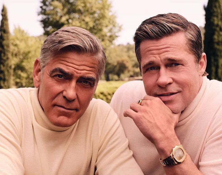 VIDEO | Brad Pitt a pozat cu George Clooney pentru revista GQ la podgoria care se află în centrul luptei sale juridice cu Angelina Jolie