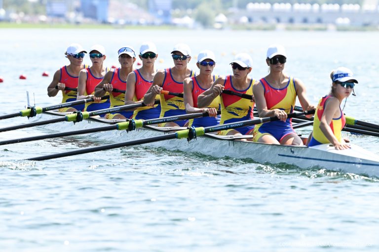 România câștigă a treia medalie de aur la JO de la Paris/ Echipajul feminin de 8+1 obține al doilea aur pentru canotajul românesc