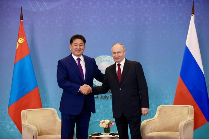 Ukhnaa Khurelsukh Vladimir Putin