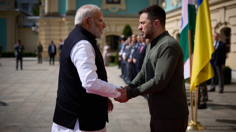 AFP: Premierul indian Narendra Modi, într-o vizită istorică în Ucraina în încercarea de a restabili pacea