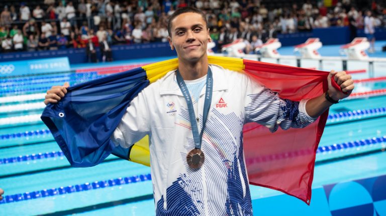 David Popovici a câștigat titlul național la 50 m liber, cu nou record