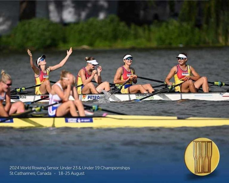 Medalie de aur și record mondial pentru România la CM Canotaj Under23