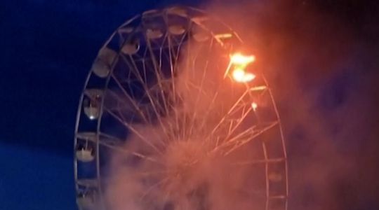 Cel puţin 25 de răniţi în Germania, într-un incendiu izbucnit la o roată Ferris, la un festival din Leipzig