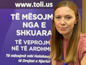Oana Nestian-Sandu, international program director at TOLI: Photo: Larry Luxner.