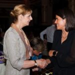 Royal patron Princess Maria and British Charge d' Affaires Rebecca Shah at the CID gala dinner.