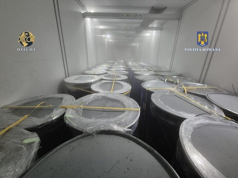 Fruit with a kick. Romanian police seizes frozen fruit laced with 20 million euros of cocaine