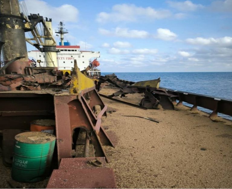 MAE condamnă atacul rușilor împotriva unei nave care transporta cereale în Marea Neagră