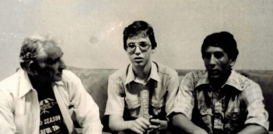 Bernstein (l), Alfred (r) and Dan Perry (Aug. 4, 1979)