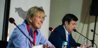 Mary Martin,Director of the UN Business and Human Security Initiative,.Photo: Ratiu Forum