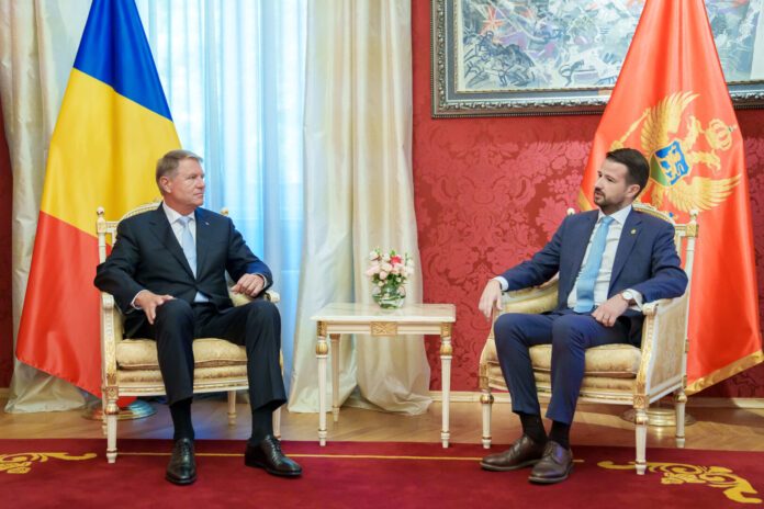 Iohannis si presedintele Muntenegru