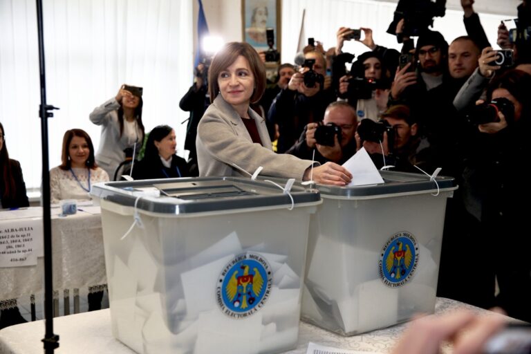 Maia Sandu cere justiției din Republica Moldova „să se trezească” și explică de ce nu a anulat alegerile, în ciuda fraudelor masive