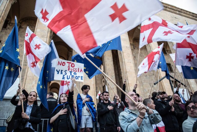 AFP: Puterea din Georgia dă asigurări că aderarea la UE rămâne „prioritatea” sa înaintea unei manifestaţii a opoziţiei