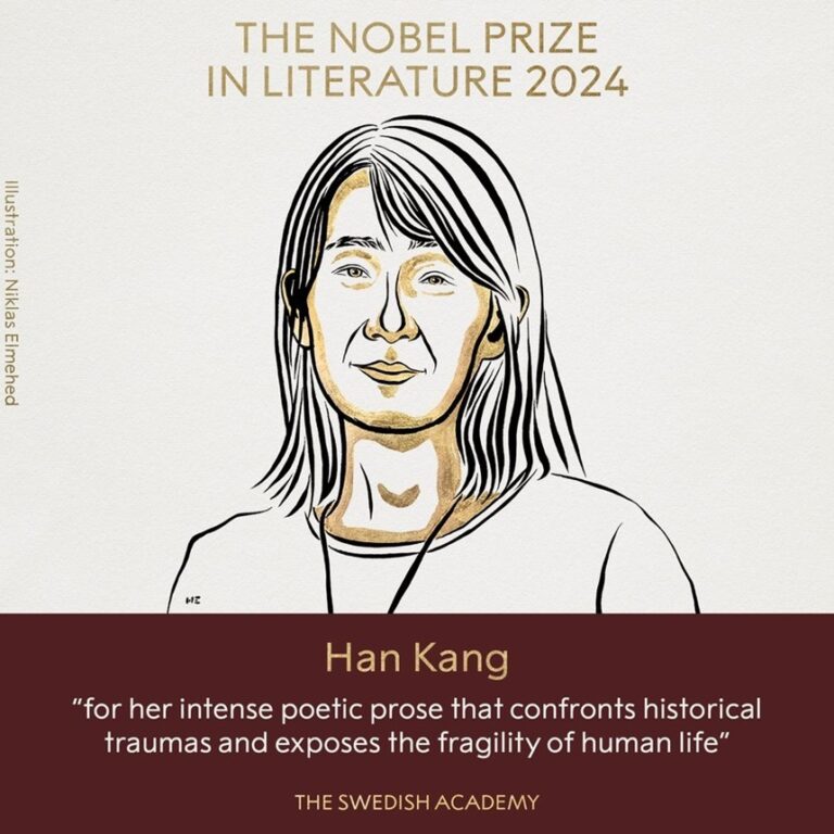 Premiul Nobel pentru Literatură 2024, câștigat de scriitoarea sud-coreeană Han Kang