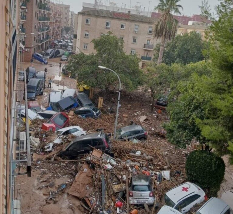 King Felipe pelted with mud & other objects, blamed for flooding