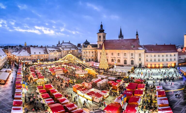Târgul de Crăciun de la Sibiu se deschide vineri seară