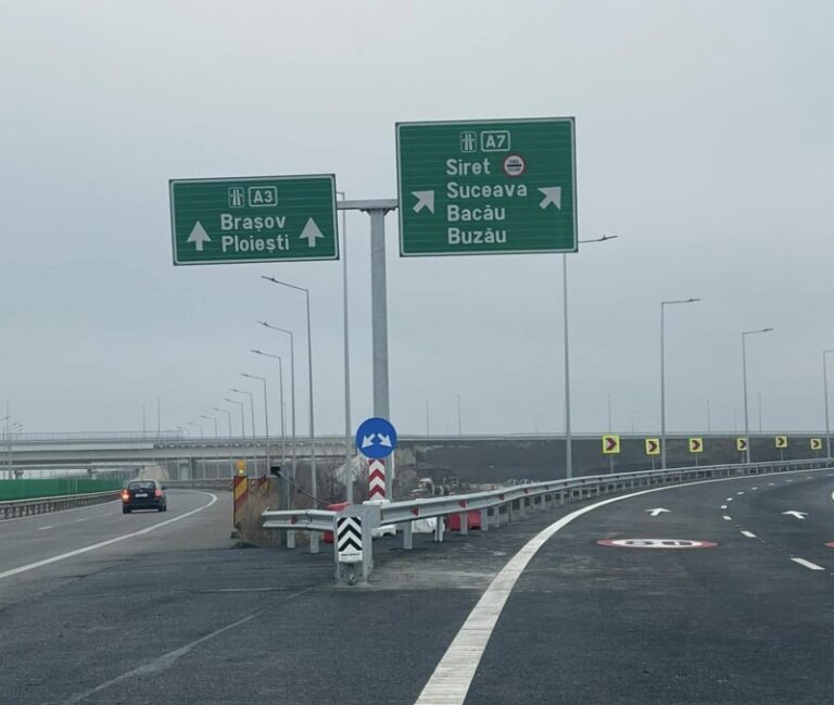 Circulaţia pe lotul 1 al autostrăzii A7 Ploieşti-Buzău se deschide astăzi