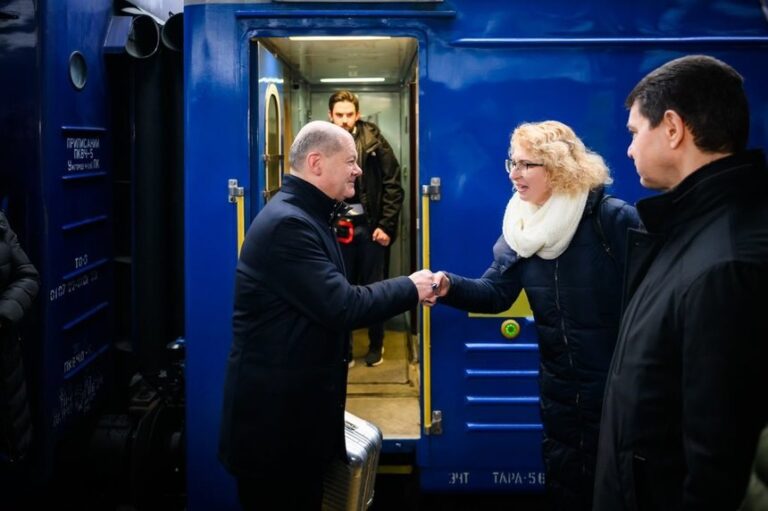 Olaf Scholz, vizită oficială la Kiev