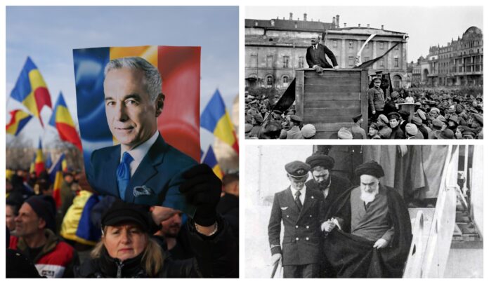 România, Rusia, Iran. Firul roșu ce leagă “revoluția” lui Călin Georgescu de revoluțiile și teroarea declanșate de Lenin și ayatolahul Khomeini