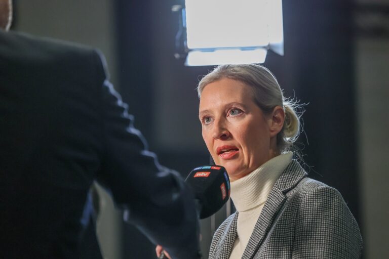Lidera AfD, în mod paradoxal anti-globalizare și conservatoare: Este lesbiană, e în cuplu cu o sri-lankieză, cresc împreună doi copii, a locuit în China și în SUA, face naveta în Elveția