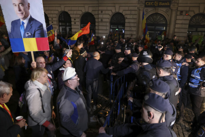 Călin Georgescu -protest la BEC_INQUAM_Photos_George_Calin