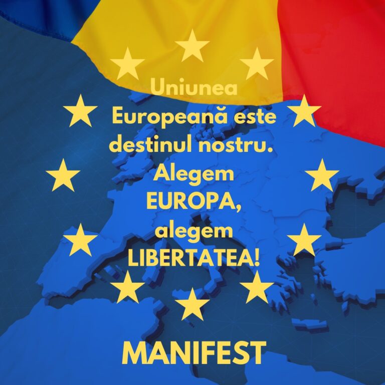 Romania is Europe! A call from civil society for Romania’s European future, in a public manifesto