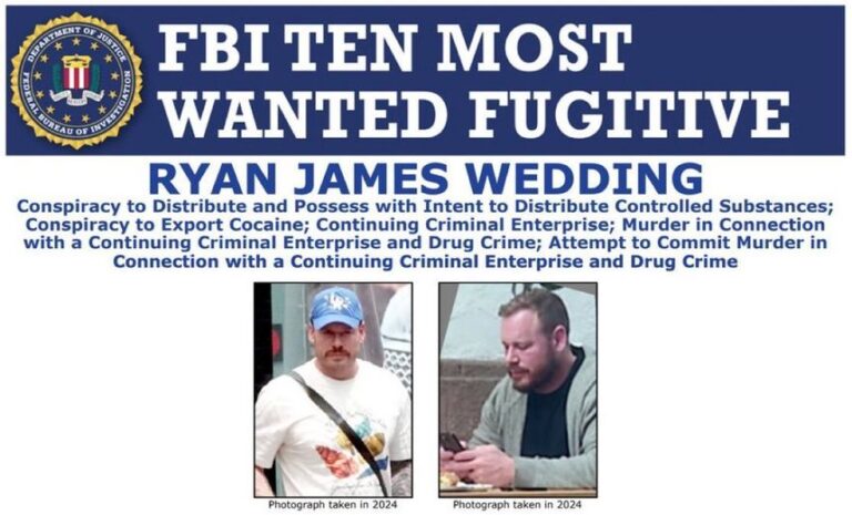 Ryan Wedding, pe lista celor mai căutați zece fugari. Recompensă de 10 milioane de dolari de la FBI pentru informații care duc la capturarea sa