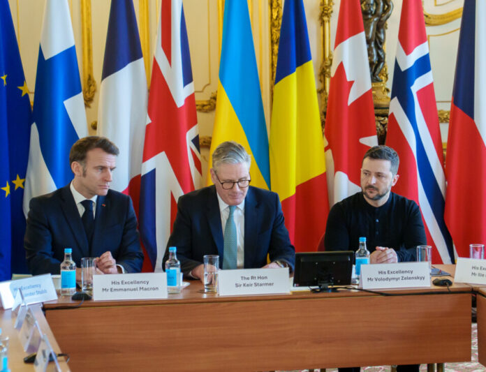 AFP: Este „avută în vedere” o vizită la Washington a lui Macron cu Zelenski şi Starmer