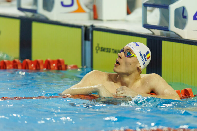 David Popovici s-a calificat în finala de 100 metri liber de la Europenele U23 cu cel mai bun timp