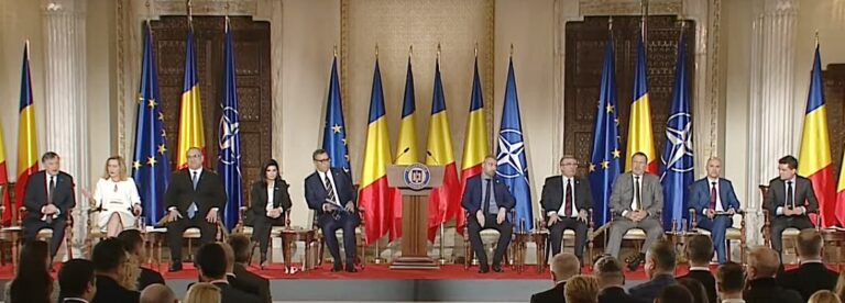 A doua dezbatere electorală, la Palatul Cotroceni: George Simion, singurul candidat absent, deși confirmase participarea