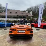 A trio of Corvettes on display in Bucharest. By Ella Mutler