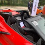 A trio of Corvettes on display in Bucharest. By Ella Mutler