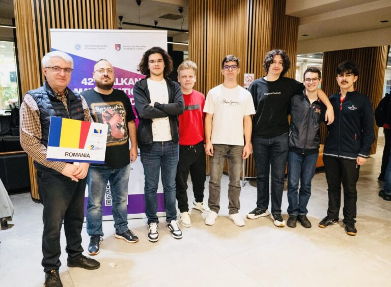 Echipa României s-a clasat pe primul loc la Olimpiada Balcanică de Matematică