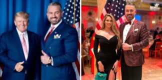 Dragoș Sprînceană alături de Donald Trump, și la un eveniment de după caștigarea alegerilor de către reprezentantul republicanilor. Foto: Instagram
