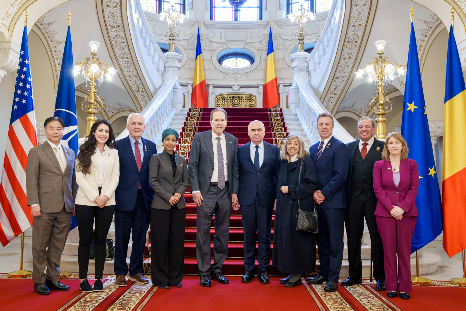Delegaţia Congresului SUA, primită la Palatul Cotroceni: „Vrem să ducem acest parteneriat la un nivel următor”