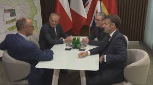 VIDEO | Liderii europeni au ajuns la Kiev pentru a-şi arăta sprijinul după parada lui Putin