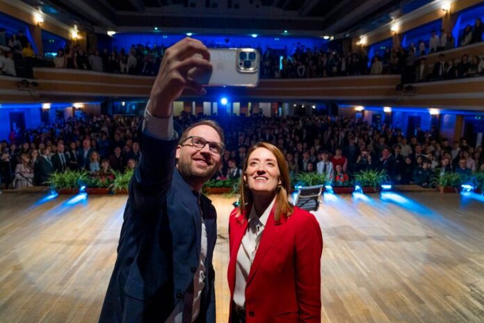 Roberta Metsola Dominic Fritz