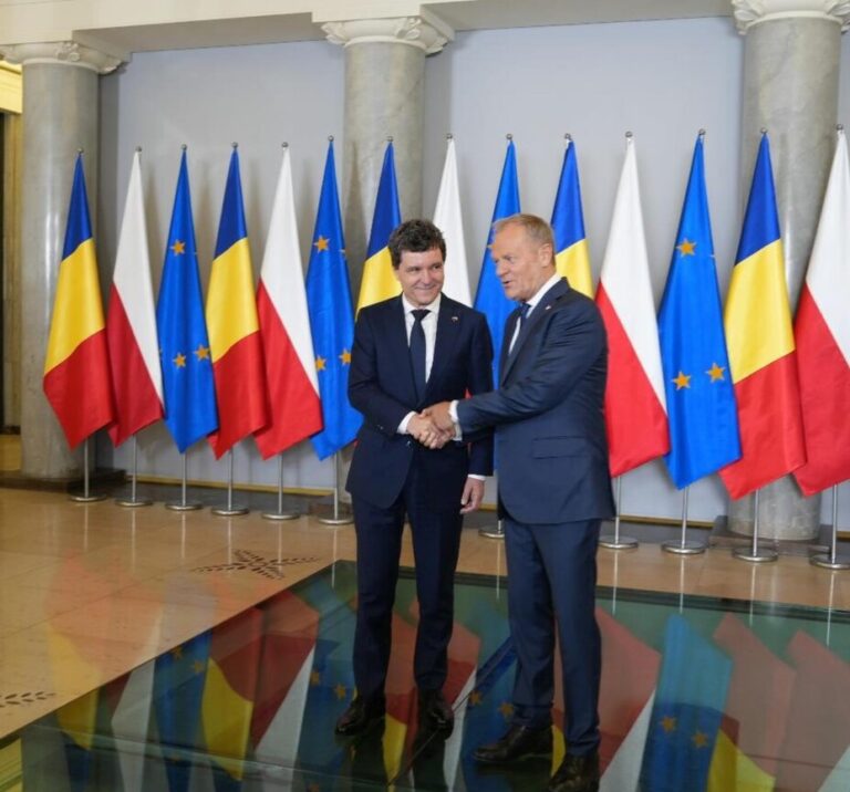 Președintele ales Nicușor Dan, primit de premierul Poloniei
