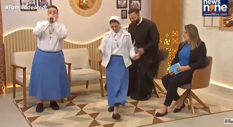 VIDEO | Moment viral cu două călugărițe braziliene. Beatbox și dans, la o televiziune catolică