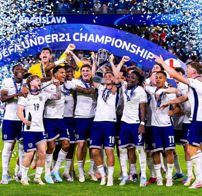 Anglia a câștigat al doilea titlu consecutiv la Campionatul European Under-21