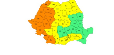 Avertizare ANM: Cod portocaliu de caniculă, sâmbătă şi duminică, în Banat, Crişana, sud-vestul Olteniei şi vestul Transilvaniei