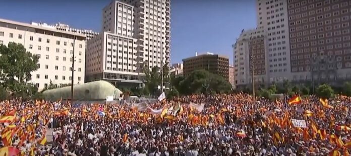 Manifestatie Spania