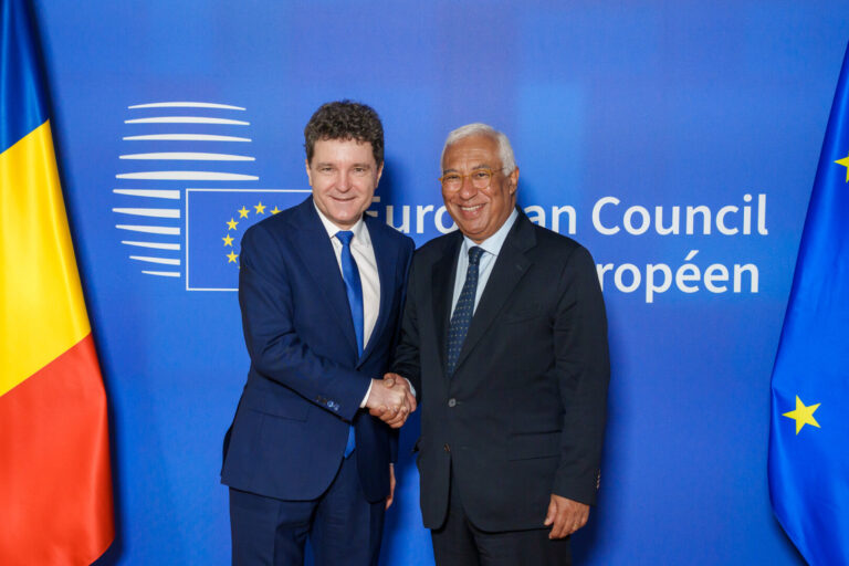 Nicușor Dan s-a întâlnit cu președintele Consiliului European