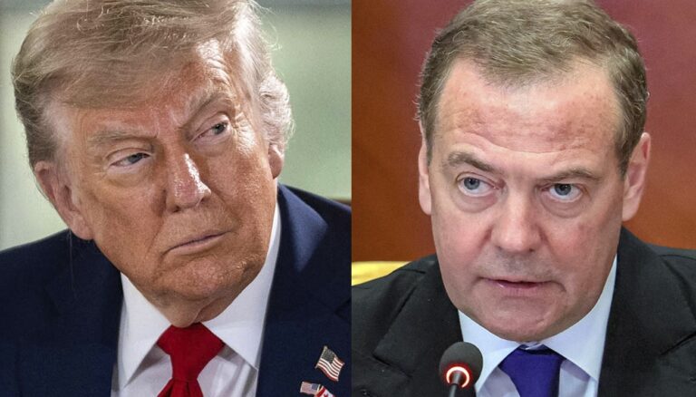 Schimb dur de replici între Donald Trump și „fostul președinte eșuat al Rusiei„ Dmitri Medvedev