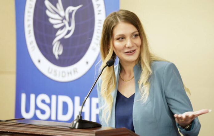Romania’s Isabelle Vladoiu promotes diplomacy, human rights at Washington think-tank Isabelle Vladoiu is the founder of the Washington-based US Institute of Diplomacy and Human Rights. (Photo: USIDHR)