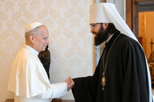 Papa Leon al XIV-lea și mitropolitul rus Anton